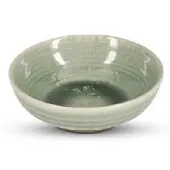Salt & pepper Kom Cameo Green / Dark Brown 10 cm (Set van 4)