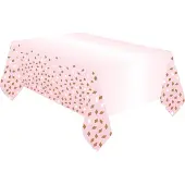 Amscan Tafelkleed 180 X 120 Cm Papier Roze/goud/wit