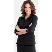 Je m'appelle Travelstof Blouse - Dames - Zwart - Maat XXL