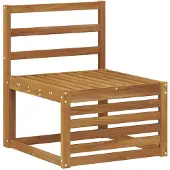 vidaXL Buiten bank set 7 st Naturel Polyester