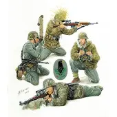 Zvezda Modelbouwpakket Militaire voertuigen - 3595 German Sniper Team WWII Plastic - 1:35 - Modelbouw