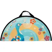 Scratch gooispel pauw junior 60 cm polyester blauw 4 delig