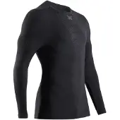 X-Bionic - Thermokleding - Mightywool Shirt LS M Black voor Unisex van Wol - Maat XL - Zwart