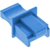 InLine RJ45 (m) afsluitcovers voor RJ45 (v) poorten - 100 stuks / blauw