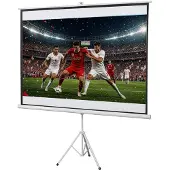 HOMCOM Projectiescherm Kunststof, metaal 203L x 152H cm Wit
