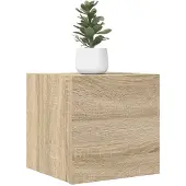 vidaXL Tv-wandmeubelen 4 st 30,5x30x30 cm sonoma eikenkleurig