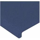 vidaXL Hoofdbord LED 90x5x78/88 cm stof blauw