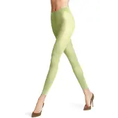 Falke Pure Matt eenkleurig materiaal ondoorzichtig 50 DEN legging dames groen - maat M