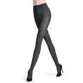 Falke Vitalize met compressie materiaal halfdoorzichtig 40 DEN panty dames grijs - maat S