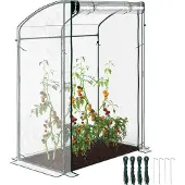 Outsunny kas - met stalen frame - groen