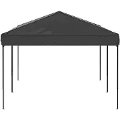 vidaXL Partytent inklapbaar 3x6 m antracietkleurig