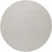 vidaXL Binnen- en buitenkleed PALMERAS Crème Ø 160 CM Polyester