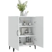 vidaXL Dressoir 70x34x90 cm bewerkt hout wit