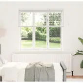 vidaXL Venetiaanse jaloezie Wit 130 x 145 cm 25 mm Aluminium