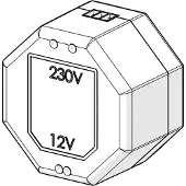 Hansa Hansaconcerto inbouw voeding voor elektronische kranen 64990100