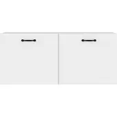 vidaXL Wandkast 80x36,5x35 cm bewerkt hout wit