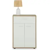 CARO-Möbel Commode TOMMY met lade - Sonoma-eik/wit