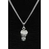 MOOYE ® - Collectie Zilveren Badminton shuttle ketting hanger