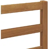 vidaXL Buiten Midden Sofa Massief Acacia Hout Naturel en lichtgrijs