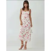Hiccups for Kids Geprinte Maxi-jurk met Hartkraag