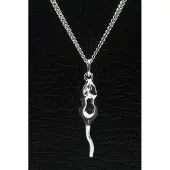 MOOYE ® - Collectie Zilveren Rat ketting hanger - middel