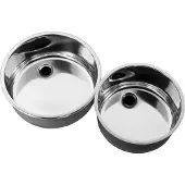 CombiSteel enkele spoelbak Rond 38cm. †“ Ø38cm. †“ RVS †“ Opbouw