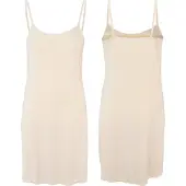 Gaubert Onderjurk - Spaghetti bandjes - S - Beige