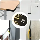 vidaXL Zelfklevende schuimtape 5 st Zwart 10mm x 10m CR Schuim