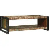 vidaXL Salontafel 120 x 50 x 38 cm Massief Gerecycleerd Hout