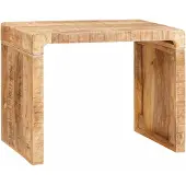 vidaXL Bijzettafel Bruin 60 x 35 x 46 cm Massief Mango Hout