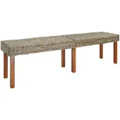 vidaXL Bank Naturel 160 x 35 x 45 cm Massief Mango Hout