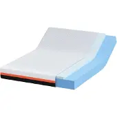 vidaXL Matras Wit en Zwart 140 x 190 cm Jacquard stof