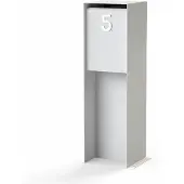 Adezz Flyn brievenbus van aluminium 35 x 35 x 115 cm