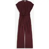 Sissy-Boy Bordeaux rode jumpsuit met open rug | Maat: M