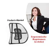InnovaGoods 2 Stuks Ergonomische Rugsteun Voor Iedere Stoel
