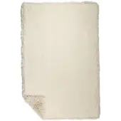 Mars & More plaid teddy langhaar pluk beige 130x170cm