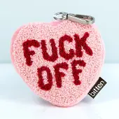 Bitten Fuck Off hart sleutelhanger