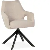 Bommel Wonen Armstoel Carita - draaibaar - stof Soho Beige - pocketvering