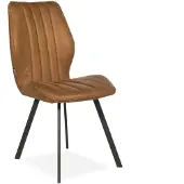 Bommel Wonen Eetkamerstoel Donna - microleder Bull Camel - hoge rugleuning