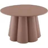 Profijt Meubel - Bijzettafel Easdale 63 cm rond donkerbeige -