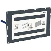 Geberit Sigma afdekplaat vlak met wandafwerking 21x13 cm