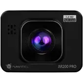 Navitel Voertuigregistrator Ar200 Pro (Ingebouwd display, Nachtzicht, Ingebouwde microfoon, Bluetooth, Versnellingssensor, Volledige HD), Dashcams, Zwart