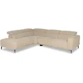 Bommel Wonen Hoekbank Scala - ottomane + 2,5-zits - stof Milan Mink