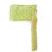 Partyxplosion Paillettenband breed elastisch lime 3m (lime groen, 300x2,7cm)