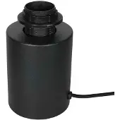 Steinhauer Zwart tafellampje / voetje Bloeba 4128ZW met E27 fitting