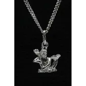 MOOYE ® - Collectie Zilveren Sterrenbeeld Waterman ketting hanger - klein