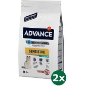 Advance cat sterilized sensitive salmon kattenvoer 2x 3 kg