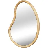 Sweeek Biologische dennenhout spiegel 95cm, dikte 3cm, ideaal voor in de hal, slaapkamer of badkamer