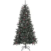 Syfax Kunstkerstboom met voet, groen, 210 cm, PVC