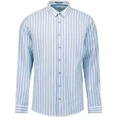 No-excess Overhemd blauw